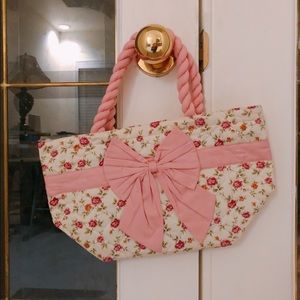Brand New Pink Ribbon Handbag with Cover